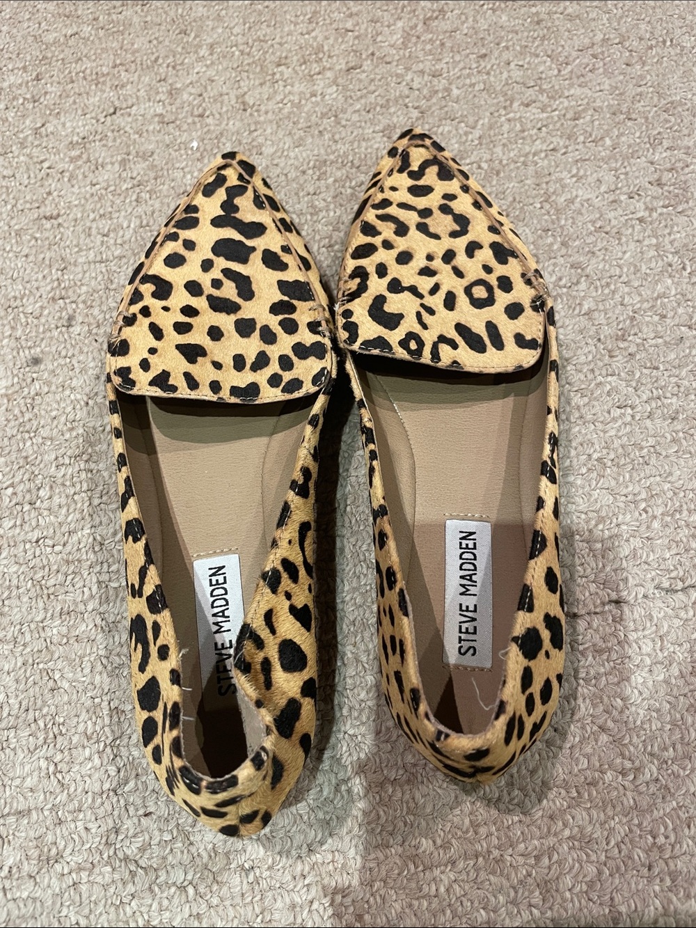 Steve Madden Leopard Flats